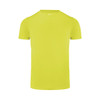 A bright yellow men's active tee with a classic crew neckline and short sleeves. Features a logo on the label.