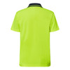 Yellow / Navy - Alternate - WSP201 - Hi Vis Two Tone S/S Polo Pocket