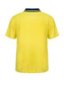 Yellow / Navy - Alternate - WSP205 - Hi Vi Two Tone S/S Laundry Polo