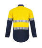 WS6032 - 2 Tone Half Placket Shirt W Tape