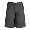 ZWL011 - Womens Plain Utility Short Charcoal Front