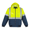 ZJ351 - Mens Hi Vis Quilted Flying Jacket Y/N FRONT