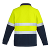 ZT461 - Mens Hi Vis Fleece Jumper - Hoop Taped Y/N BACK