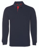 Navy / Red - Front - 3RT - JB's 2 Tone Rugby -3Xs