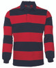 Navy / Red - Front - 3SR - JB's Rugby Striped