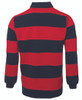 Navy / Red - Alternate - 3SR - JB's Rugby Striped