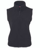Black - Front - 3LV - JB's Ladies Polar Vest -08