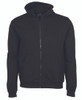 Black - Front - 3PZH - JB's P/C FULL ZIP HOODIE BLACK
