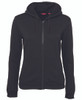 Black - Front - 3PZH1 - JB's Ladies P/C Full Zip Hoodie