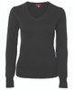 Black - Front - 6J1 - JB's Ladies Knitted Jumper