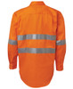 Orange - Alternate - 6HDNL - JB's L/S 190G WORK SHIRT WITH REFLECTIVE TAPE