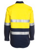 Yellow / Navy - Alternate - 6HWCF - JB's HV (D+N) CLOSE FRONT L/S 190G SHIRT
