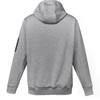 Grey Marle / Charcoal - Back - ZT467 - Unisex Multi-Pocket Hoodie - Syzmik