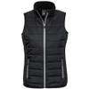 J616L - Ladies Stealth Tech Vest - Black -Silver