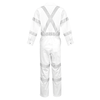 ZC620 - Mens Bio Motion X Back Night Work Overall White Back