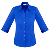 S770LT - Ladies Monaco 3/4 Sleeve Shirt Electric Blue