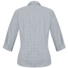 S716LT - Ladies Ellison 3/4 Sleeve Shirt - Silver - Back