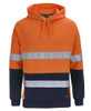Orange / Navy - Front - 6DPJ - JB's HV D+N 330G PULL OVER HOODIE