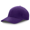 A purple premium soft cotton cap with a classic design and a logo on the front. A purple premium soft cotton cap with a classic design and a logo on the front.