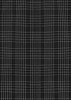 A patterned fabric featuring a black background with white grid lines, suitable for men's long sleeve shirts.