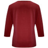 K819LT - Ladies Lana 3/4 Sleeve Top - Cherry - Back