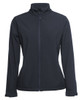 Navy - Front - 3WSJ1 - Pdm Lds Three Layer Softshell Jckt -06