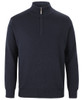 Navy - Front - 6JHZ - JB's MENS CORPORATE 1/2 ZIP JUMPER