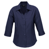 LB3600 - Ladies Plain Oasis 3/4 Sleeve Shirt  Navy