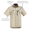 Annotated - ZW465 - Mens Outdoor S/S Shirt - SYZMIK
