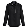 ZW760 - Womens Outdoor L/S Shirt Black Front ZW760 - Womens Outdoor L/S Shirt Black Front