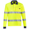 Yellow - Front - ZH380 - Unisex Bio Motion Taped Polo - Syzmik