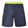 ZS240 - Mens Streetworx Stretch Work Board Short - Navy Marle Back