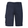 ZS704 - Womens Rugged Cooling Vented Short Navy Back