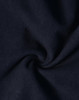 A close-up view of dark navy softshell fabric, featuring a smooth texture with a slight sheen.
