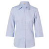 M8040Q - Women's CVC Oxford 3/4 Sleeve Shirt - Blue