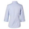 M8040Q - Women's CVC Oxford 3/4 Sleeve Shirt - Blue Back