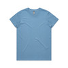 Carolina Blue - Front - 4001 Women's Maple Tee - AS COLOUR Carolina Blue - Front - 4001 Women's Maple Tee - AS COLOUR