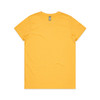 Yellow - Front - 4001 Women's Maple Tee - AS COLOUR Yellow - Front - 4001 Women's Maple Tee - AS COLOUR
