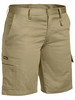 Khaki - Front - BSHL1999 - Women's Cool LightWeight Utility Short