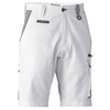 White - Front - BSHC1422 - Painters Contrast Cargo Short - Bisley Workwear