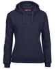 Navy - Front - 3FH1 - JB's Ladies Fleecy Hoodie