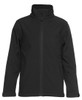 Black - Front - 3WSJ - PDM THREE LAYER SOFTSHELL JACKET