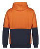 Orange / Navy - Alternate - 6HVPJ - JB's HV 330G PULL OVER HOODIE