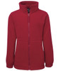 Dark Red - Front - 3FJ - JB's KIDS FULL ZIP POLAR