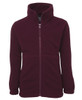 Maroon - Front - 3FJ - JB's KIDS FULL ZIP POLAR