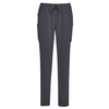 CSP943LL - Womens Slim Leg Scrub Pant Charcoal