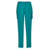 CSP943LL - Womens Slim Leg Scrub Pant Teal Back