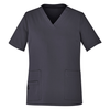 CST941LS - Womens Easy Fit V-Neck Scrub Top Charcoal