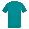 CST941LS - Womens Easy Fit V-Neck Scrub Top Teal Back