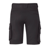 ZS360 - Mens Streetworx Curved Cargo Short Charcoal Back ZS360 - Mens Streetworx Curved Cargo Short Charcoal Back